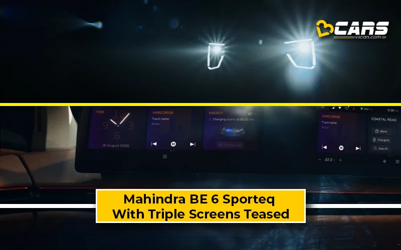 Mahindra BE 6 Sporteq With Triple Screen Layout Teased