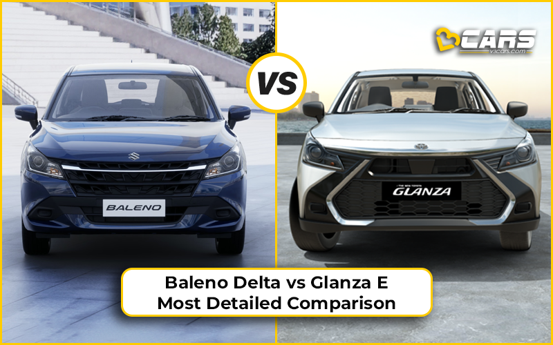 Maruti Suzuki Baleno Delta petrol-MT vs Toyota Glanza E petrol-MT