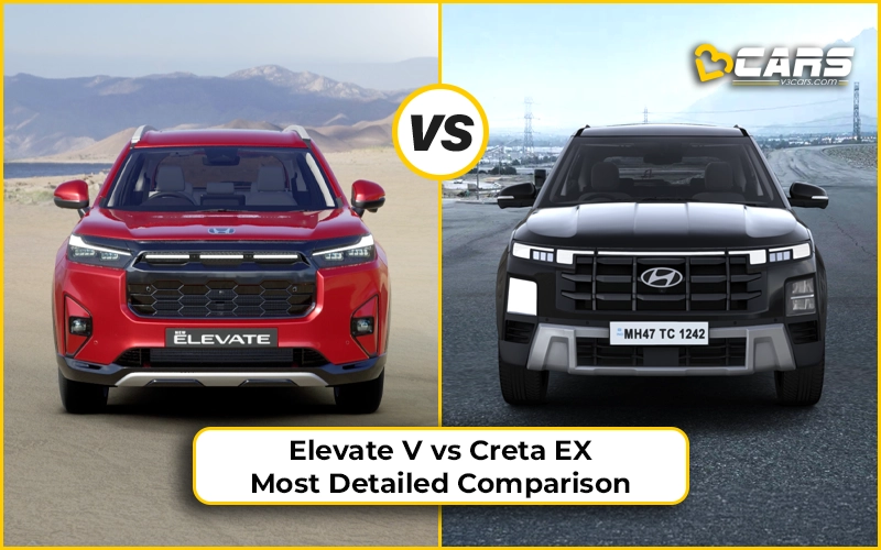 Honda Elevate V vs Hyundai Creta EX - Which To Buy?
