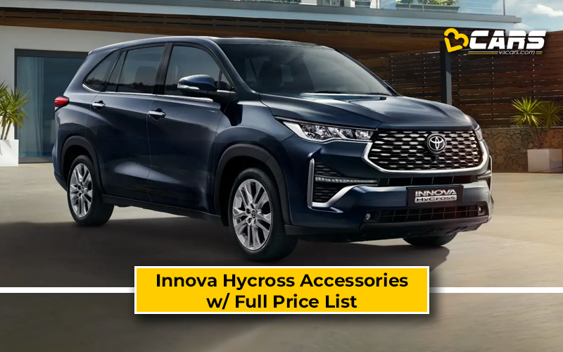 2026 Toyota Innova Hycross Official Accessories & Prices