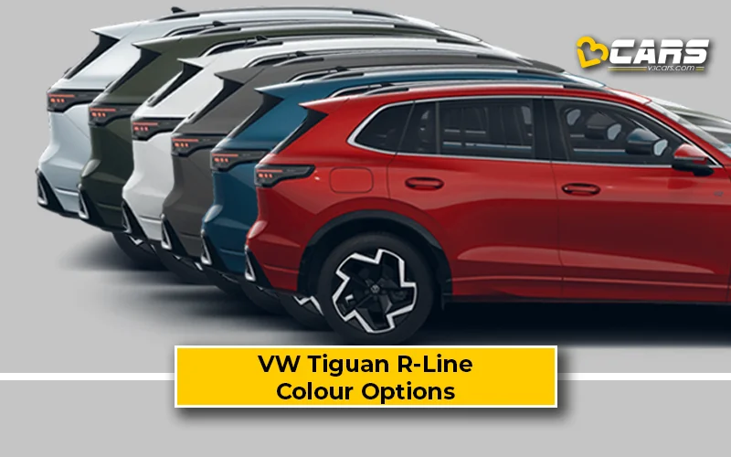 2025 Volkswagen Tiguan R-Line – All Exterior Colour Options (Variant-wise)