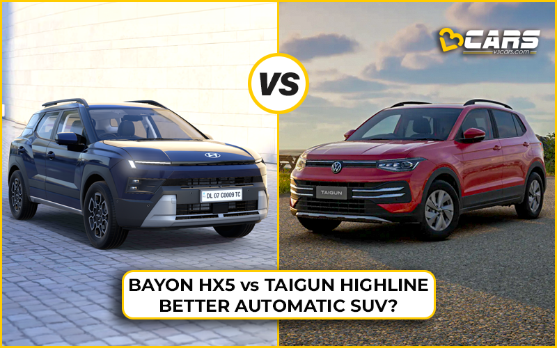 Bayon HX5 vs Taigun Highline AT - Prices, Specs And Features Compared