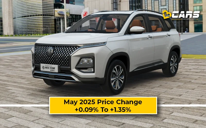 MG Hector Plus 2025 Price Change — Hiked By Up To 28k