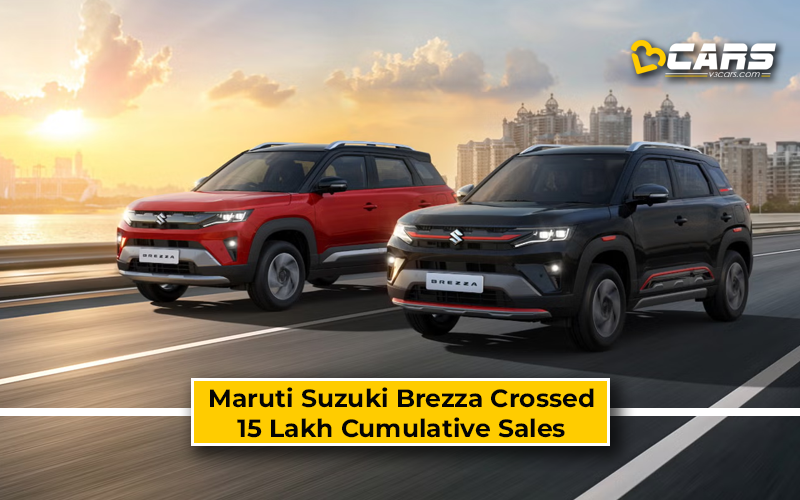 Maruti Suzuki Brezza Crosses 15 Lakh Sales Milestone