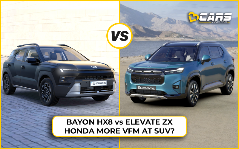 Bayon HX8 vs Elevate ZX CVT - Features And Fuel Costs Compared