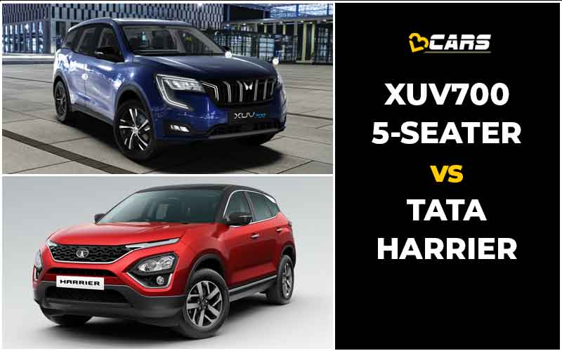 Mahindra XUV700 5-Seat Vs Tata Harrier