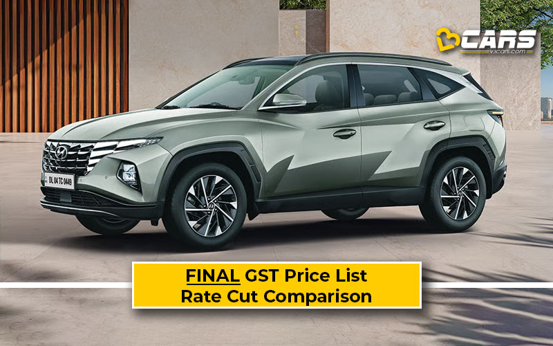 Final Hyundai Tucson Price List After GST Rate Cut (Confirmed)