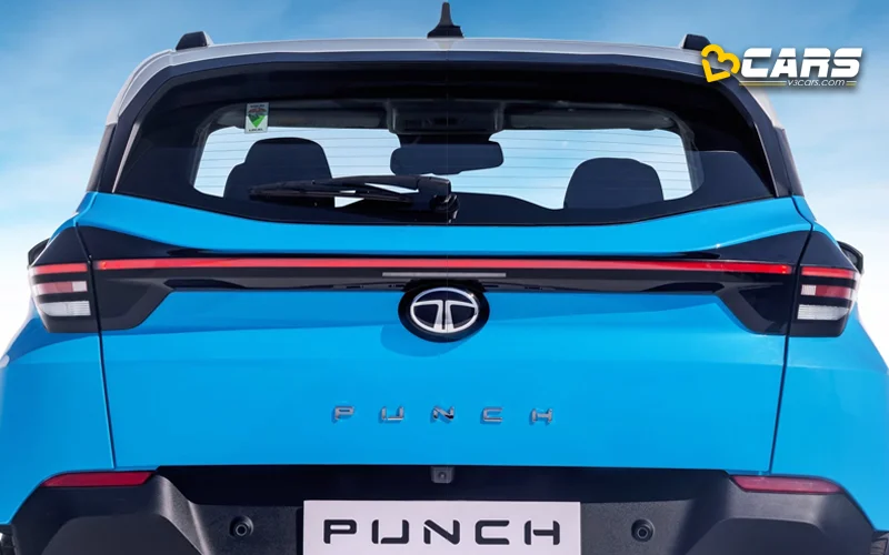 2026 Tata Punch Facelift Rear Exterior