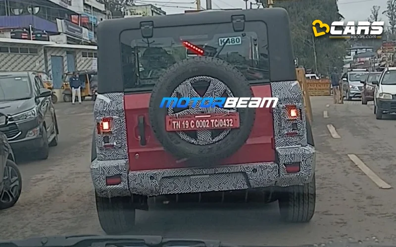 2025 Thar Facelift Rear Exterior