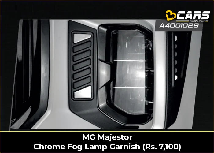 MG Majestor Chrome Fog Lamp Garnish