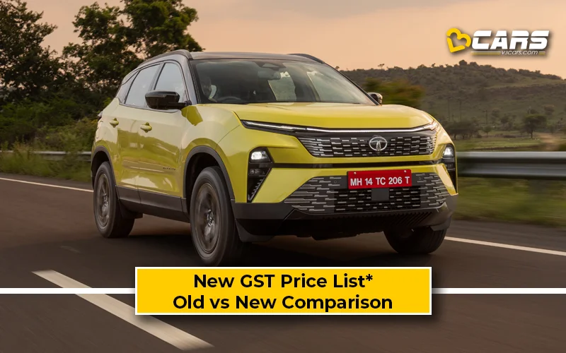 Tata Harrier — New GST Rate List