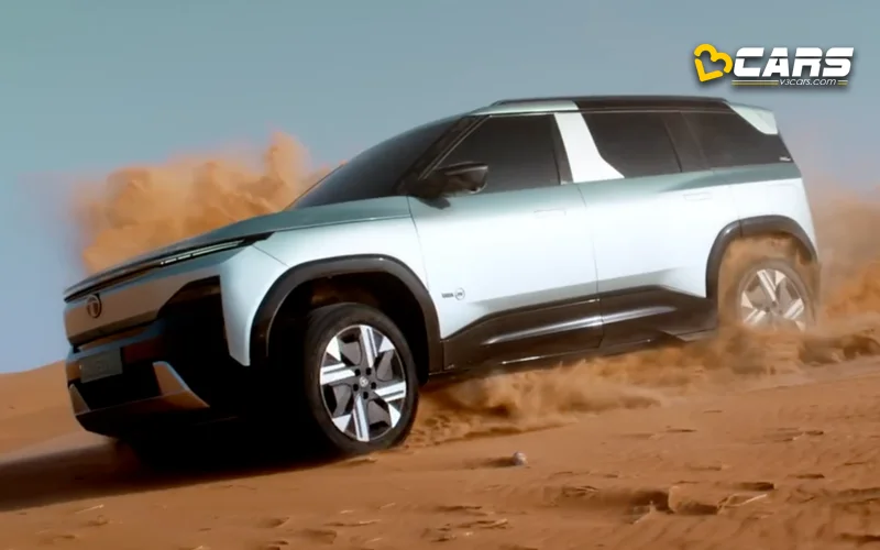 2026 Tata Sierra EV Front Quater Exterior Design