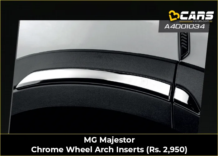MG Majestor Chrome Wheel Arch Inserts