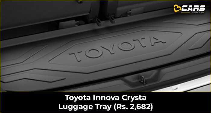 Toyota Innova Crysta Luggage Tray (Rs. 2,682)