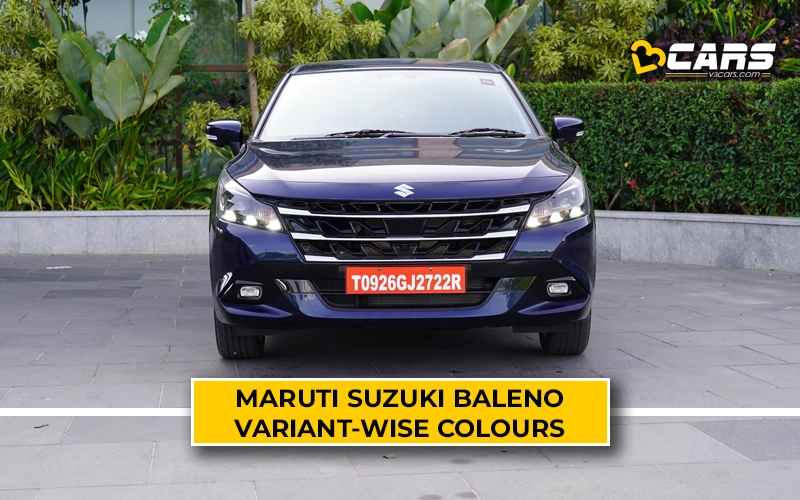 2026 Maruti Baleno Facelift Variant-Wise Colours (All Powertrains)