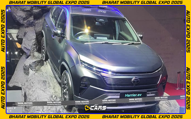 067353auto expo 2025 tata harrier ev exterior