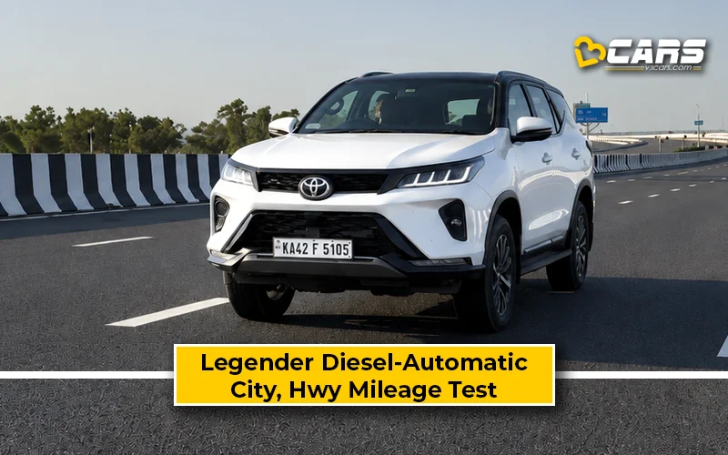 Toyota Fortuner Legender 4WD Turbo Diesel-AT Actual City, Highway Mileage Test