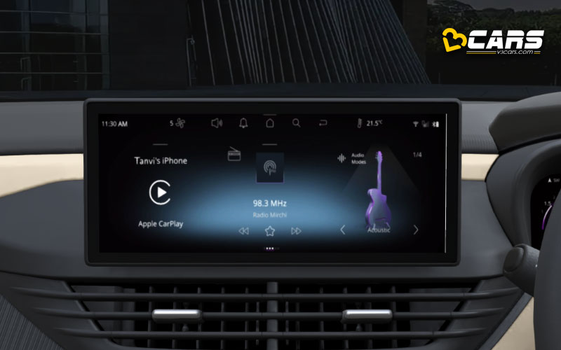 Larger 10.25-inch Touchscreen