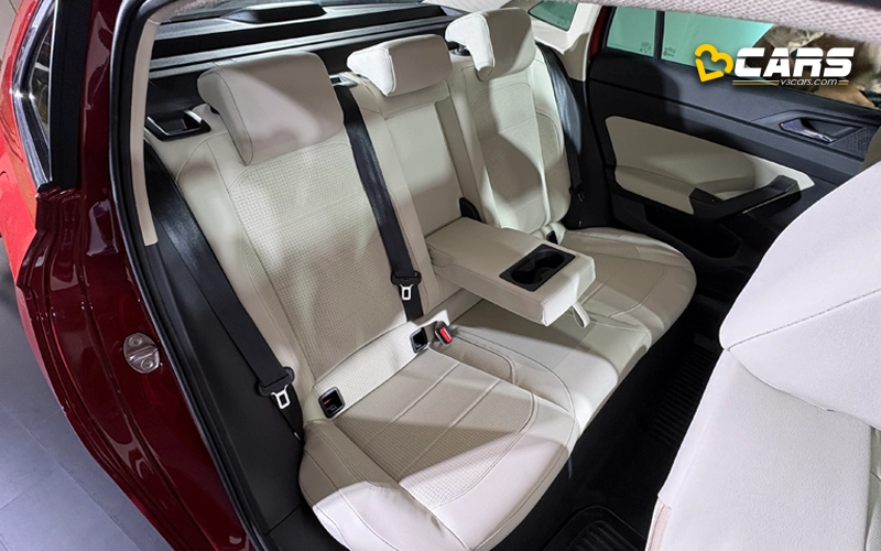 2026 Skoda Slavia Facelift Rear Seat Design
