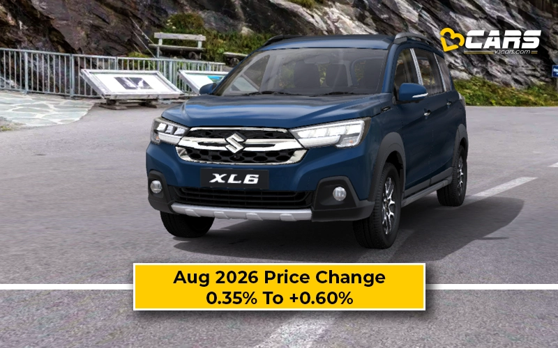 Maruti Suzuki XL6 2026 Aug Price Change — Hiked Up To 7.5k