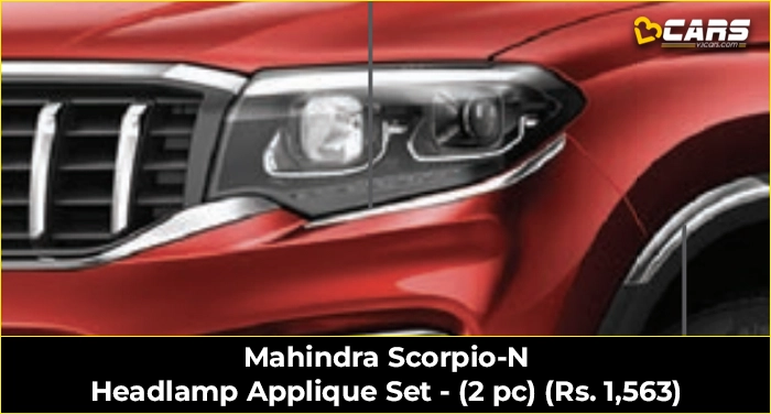 Mahindra Scorpio-N Headlamp Applique Set