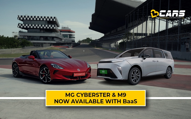 MG Cyberster, M9 Get BaaS; Prices Start At Rs. 70 Lakh