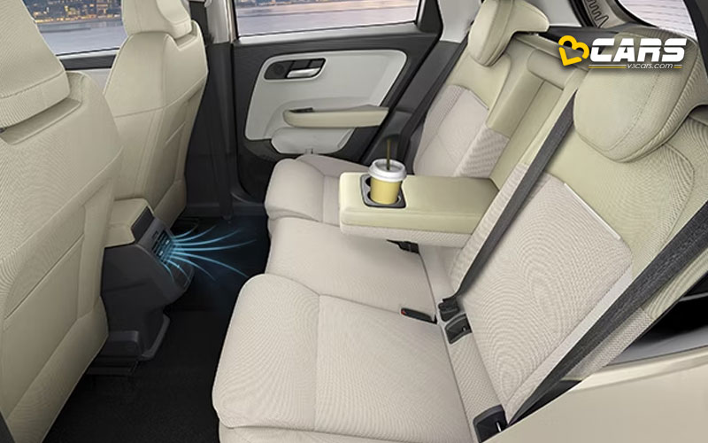 2025 Tata Altroz Facelift Rear Seat