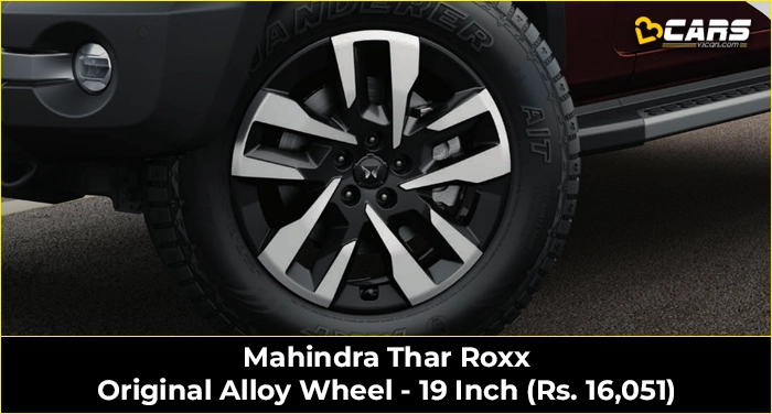 Mahindra Thar Roxx Original Alloy Wheel - 19 Inch