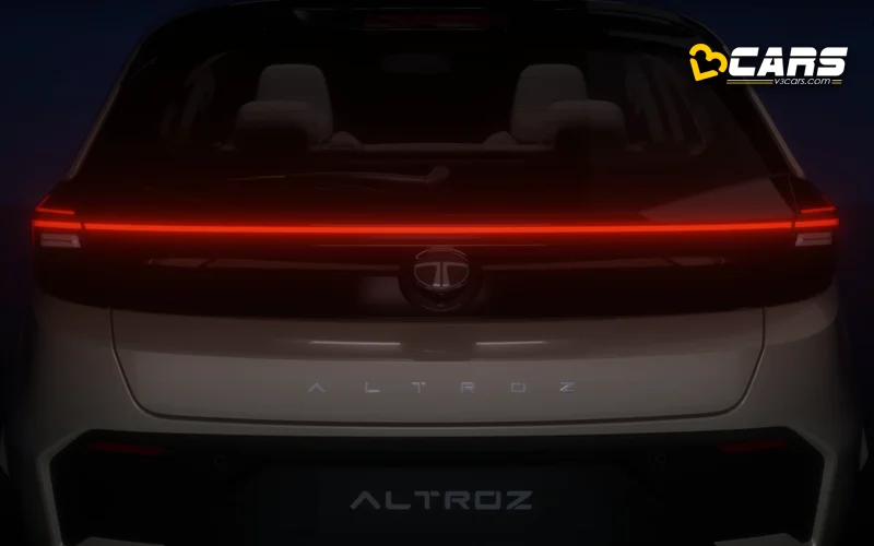 2025 Tata Altroz Facelift Rear