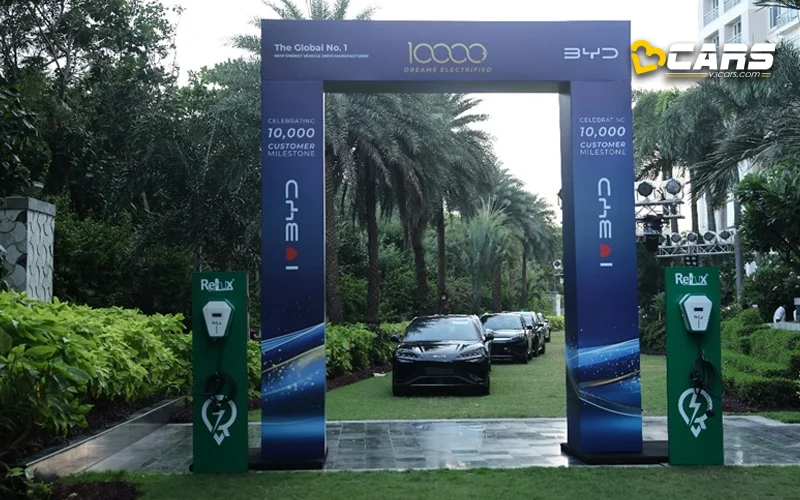 BYD India Cross 10,000 Electric Car Milestone