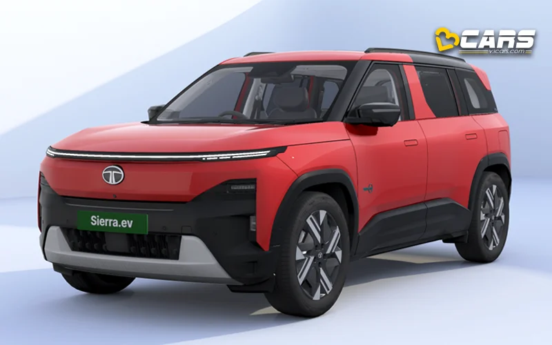 2026 Tata Sierra EV Red Colour