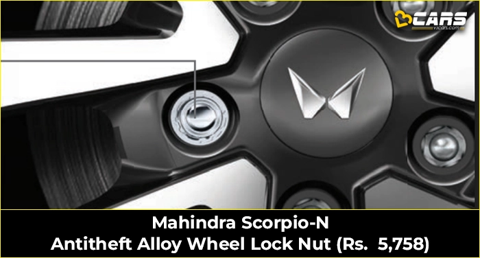 Mahindra Scorpio-N Antitheft Alloy Wheel Lock Nut