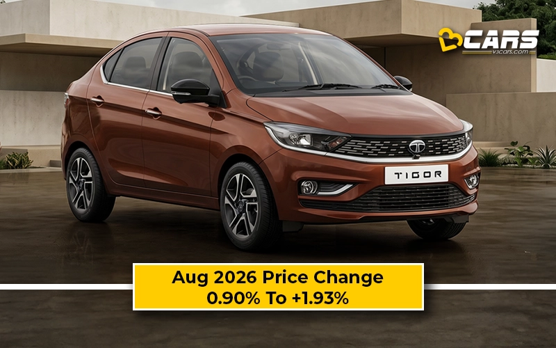 Tata Tigor 2026 Aug Price Change — Hiked Up To 16K