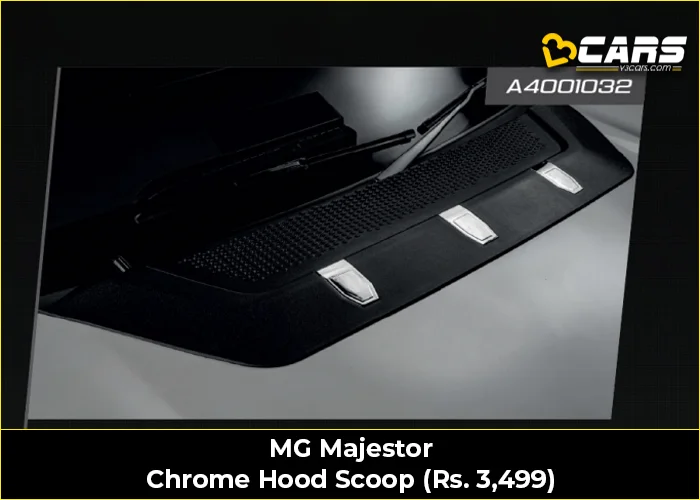 MG Majestor Chrome Hood Scoop