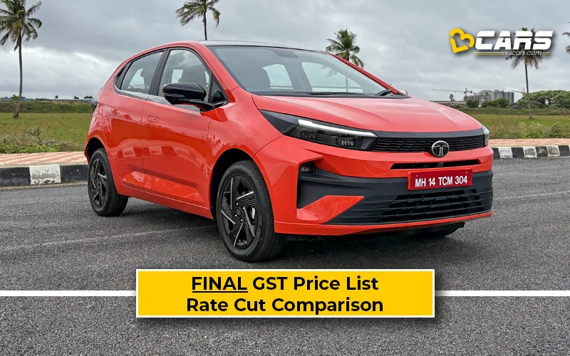Final Tata Altroz Price List After GST Rate Cut (Confirmed)
