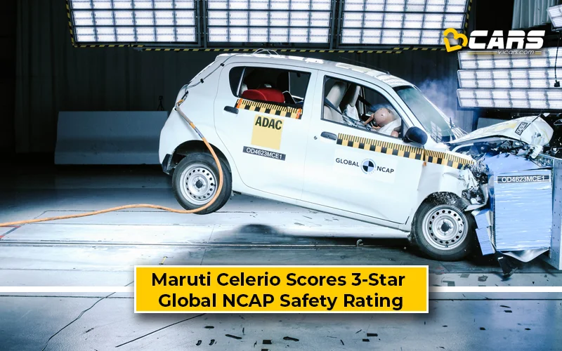 Maruti Suzuki Celerio Scores 3-Star Safety Rating From Global NCAP