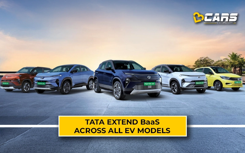 Tata Extend BaaS Across All Tata EV Models - Sierra EV, Harrier EV