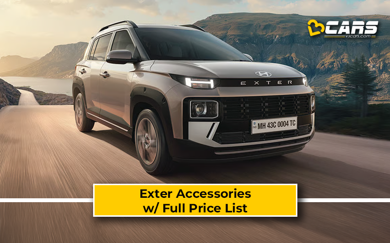 2026 Hyundai Exter Accessories Price List