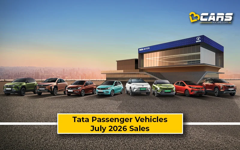 Tata Passenger Vehicle Sales Up 59% To 63,760 Units In July 2026