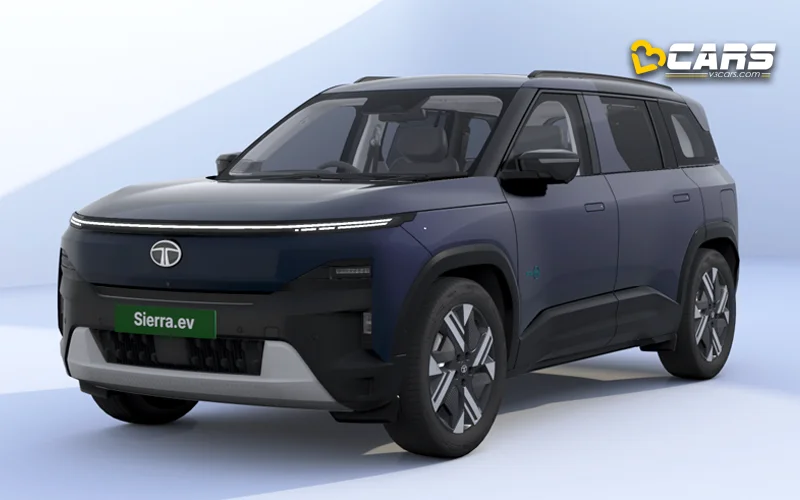 2026 Tata Sierra EV Dark Blue Colour