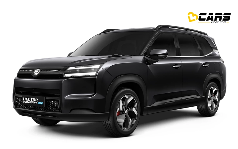 MG Hector Tomahawk EV Black Colour