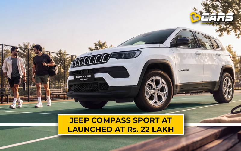 2026 Jeep Compass Sport Automatic Launched At Rs. 22 Lakh