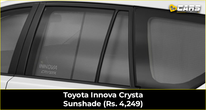 Toyota Innova Crysta Sunshade (Rs. 4,249)