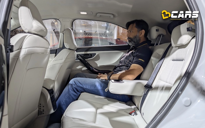 Tata Curvv Series X Rear Legroom