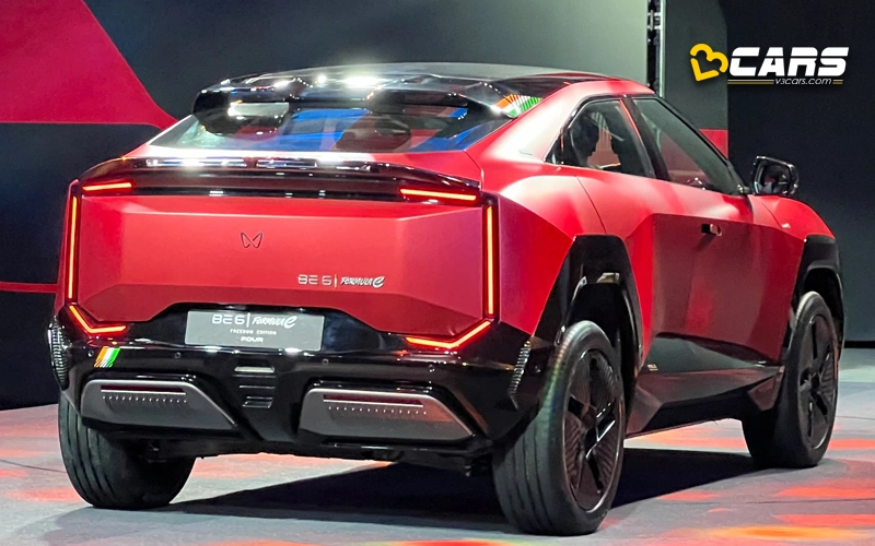 Mahindra BE 6 Sporteq Formula E Freedom Edition Rear Exterior Design