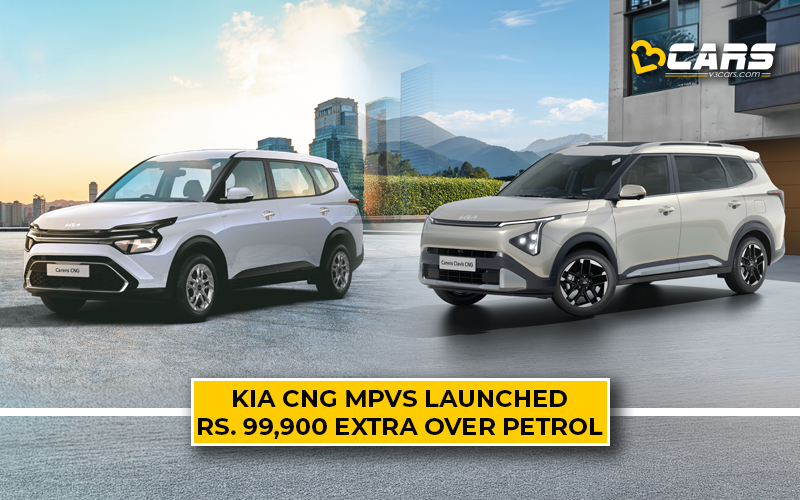 Kia Carens, Carens Clavis CNG Prices Start At Rs. 12.12 Lakh