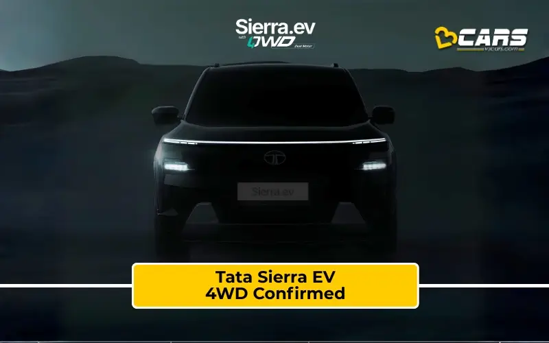 Tata Sierra EV 4WD Confirmed