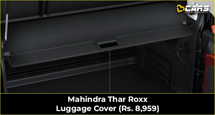 Mahindra Thar Roxx Luggage Cover