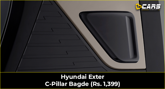 Hyundai Exter C-Pillar Bagde (Rs. 1,399)