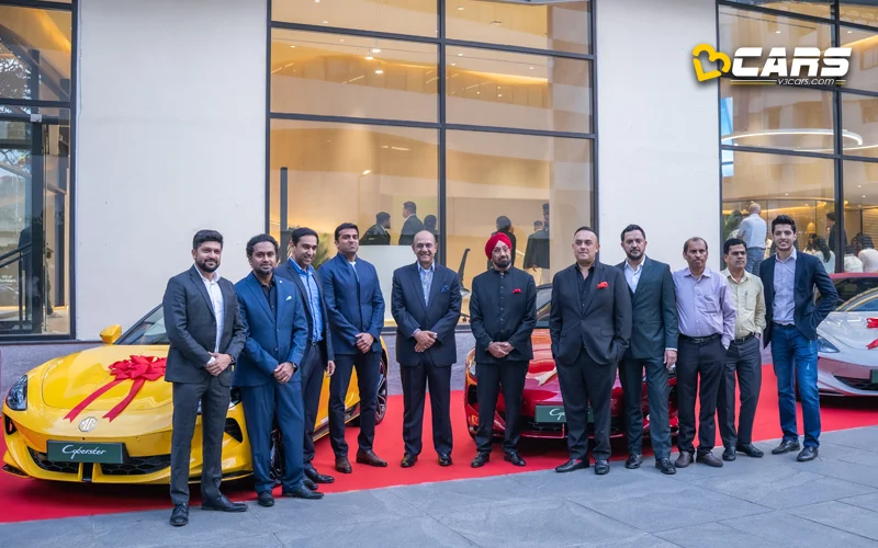 MG Select Bengaluru Deliver 8 Cybersters In One Day